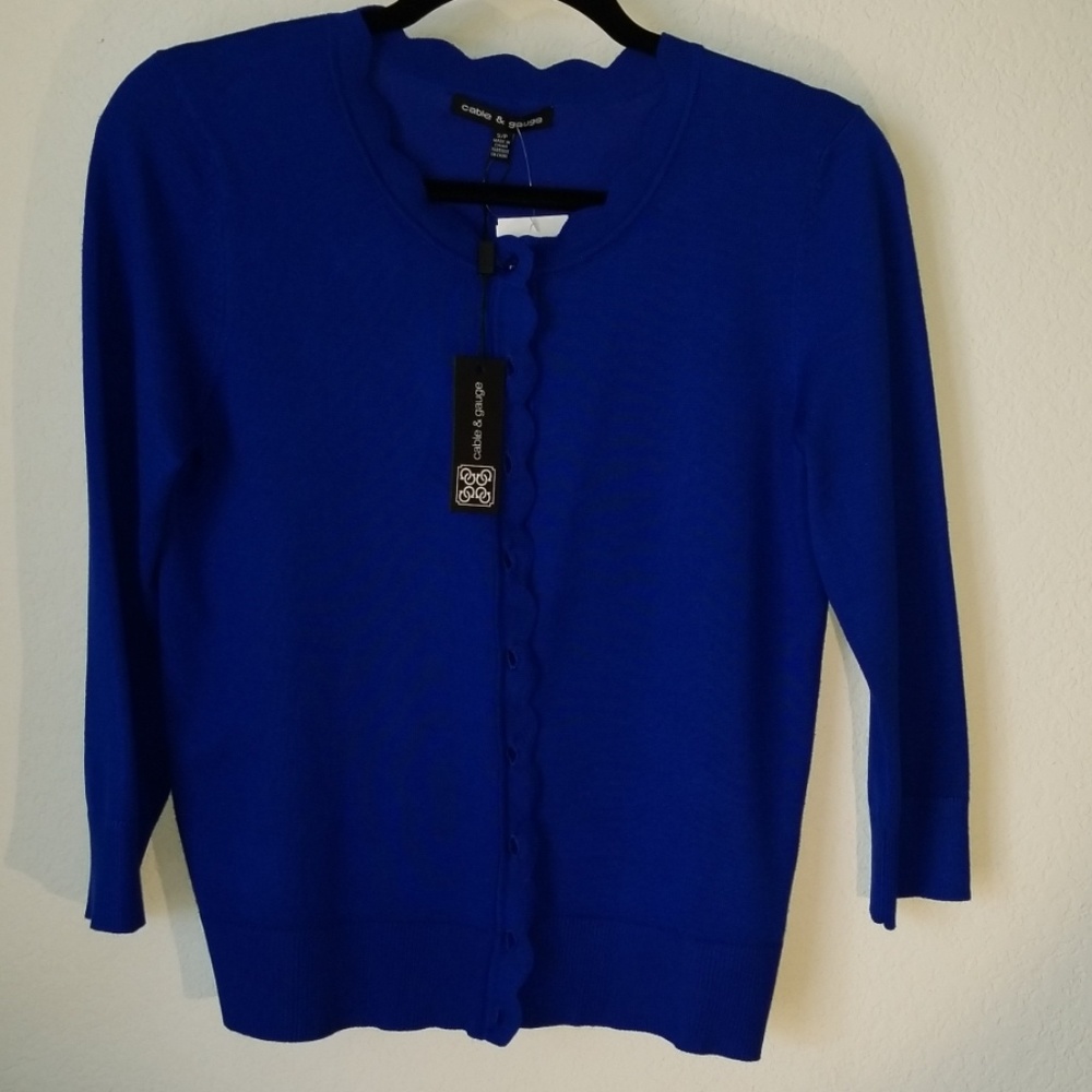 cable & gauge cardigan